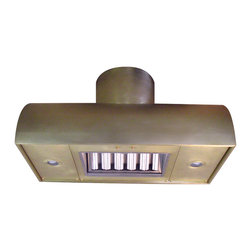 Custom Brass Range Hood #38-6 - Range Hoods And Vents