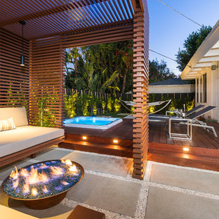 Trellis & Firepit Area - Northeast View