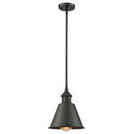 Innovations Lighting - 1-Light Dimmable LED Smithfield 7" Pendant, Oil Rubbed Bronze - A truly dynamic fixture, the Ballston fits seamlessly amidst most decor styles. Its sleek design and vast offering of finishes and shade options makes the Ballston an easy choice for all homes.