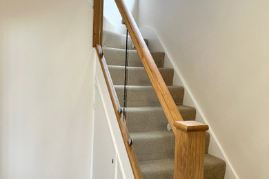 Contemporary staircase in Surrey.