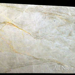 All Natural Stone - Taj Mahal Quartzite Slab - Kitchen Countertops