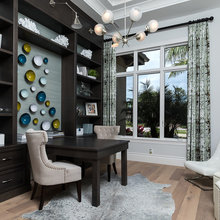 Piano room built in wall idea