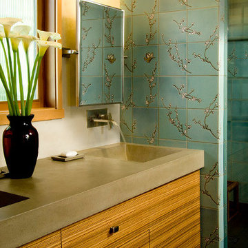 Japanese Bathroom in Los Feliz