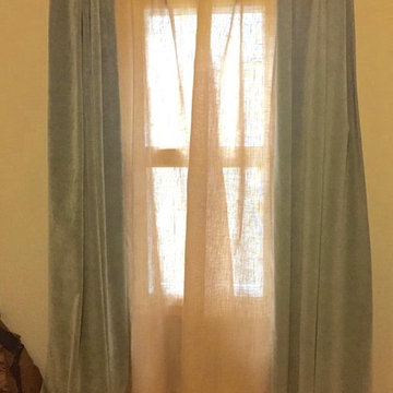 Burlap Drapes