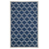 Safavieh Amherst Collection AMT412 Rug, Navy/Ivory, 6'x9'