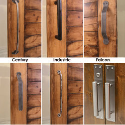 Barn Door Pull w/ Optional Barn Door Locks - Cabinet And Drawer Handle Pulls