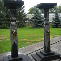 Loins Heads Candleholders - Tabletop