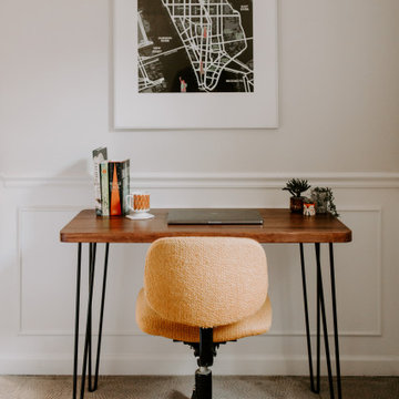 Butcher Block Computer Desk