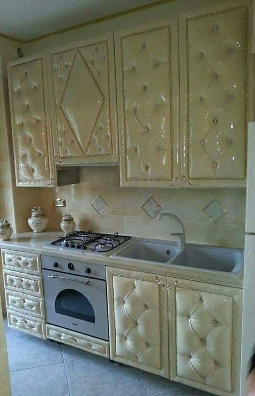 upholstered kitchen 