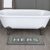 Mohawk Home Hers Knitted Bath Rug, Hers Pewter, 1' 5" x 2'