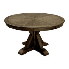 Wood Round Dining Table Dining Room Tables | Houzz