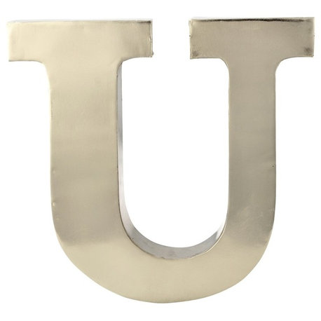 Metal Letter on Antique Nickel Finish, 12"