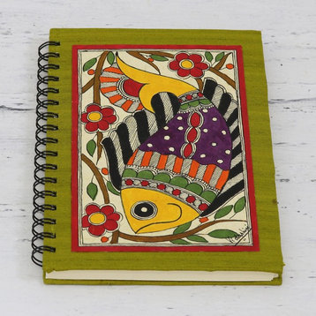 Dreamy Fish Handmade Paper Journal