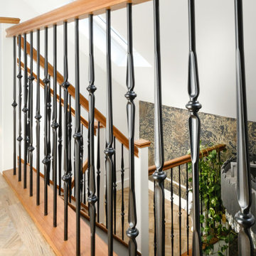 Curved Oak staircase