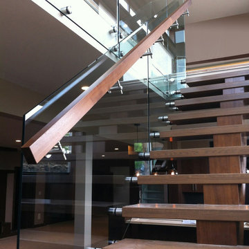 Glass Staircase Railings