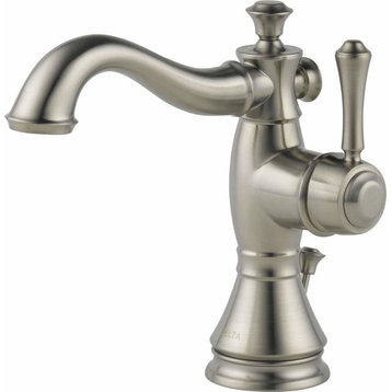 Delta 597LF-MPU Cassidy 1 Hole Bathroom Faucet - Brilliance Stainless