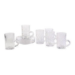 Flamant Bogart Teacup & Saucer Set Of 6 - Tea Cups