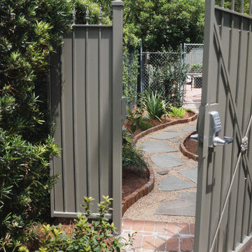 Lower State Street | Gated Flagstone Garden Path