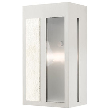 1 Light Outdoor ADA Wall Lantern in Coastal Style - 6 Inches wide by 11 Inches