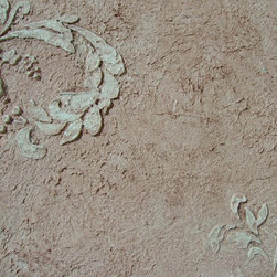 Rough plaster with embedded design - Products