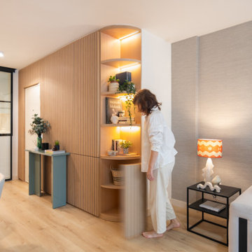 MUEBLE CURVO ABIERTO