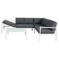 Cannes Sectional Sofa With Recliner Set