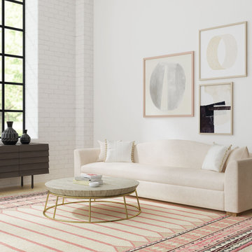 Zen Forest: Horatio Sofa in Linen