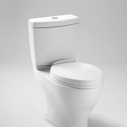 Toto Aquia Elongated Two Piece Toilet 1.6 GPF/ 0.9 GPF CST412MF - Toilets