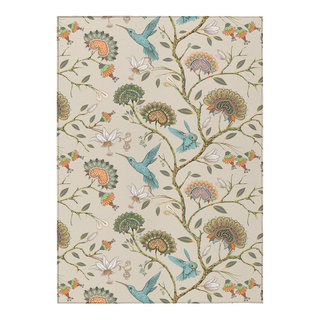 Indoor/Outdoor Kendall KE19 Putty Machine Washable 10' x 14' Rug, 3' x ...