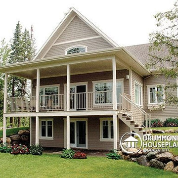 Country Cottage Drummond House Plans no. 2939 - Vistas