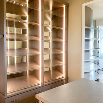When My Client Needed More Wardrobe Space I Converted Two Rooms to One Walk In c