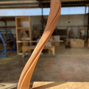Custom Curved Handrail Milling Process