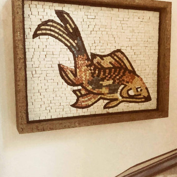 Fish Mosaic Mural I Mozaico