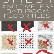 Tile Floor Ideas/Bathrooms