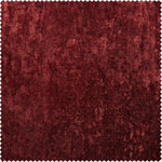 Exclusive Fabrics & Furnishings - Ruby Red Lush Crush Velvet Swatch Sample, 4W X 4L - Not sure about the color you see on your screen? For that reason we offer swatches of our assortment. Each swatch will show you the general color tone and design of the fabric. All colors may not be shown. For fabrics with large pattern repeats larger swatches are not available. Please see the photo online to view full pattern repeat. Ordering swatches will not reserve or guarantee stock availability.