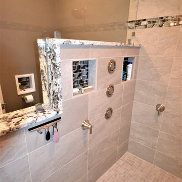 Large Master Bath Remodel with Fantastic Shower