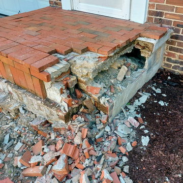Step Rebuild -- Complete demo & rebuild of masonry steps