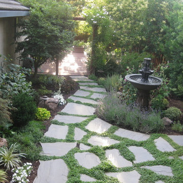 Secret Garden in Los Gatos, CA looking back at entry