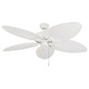 Prominence Home 50410 White Boca Grande 52 in. Indoor Ceiling Fan