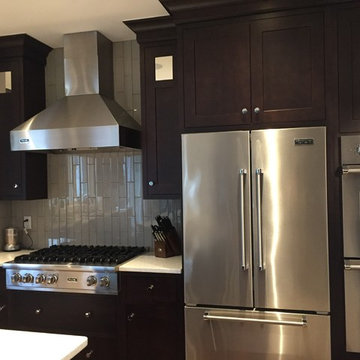 Sleek, Modern Glam Kitchen