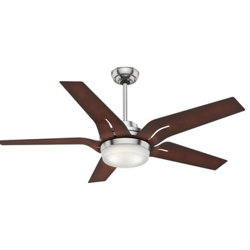 Casablanca 56" Correne Ceiling Fan with LED Light 59198 - Brushed Nickel