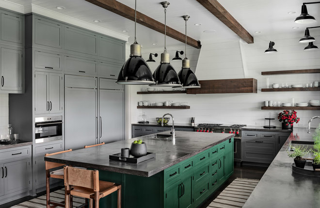 Farmhouse Kitchen by Crisp Architects