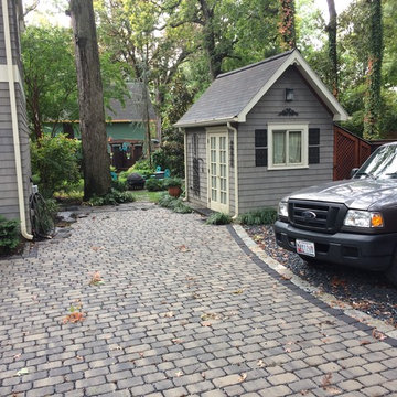 Takoma Park Permeable Paver Driveway