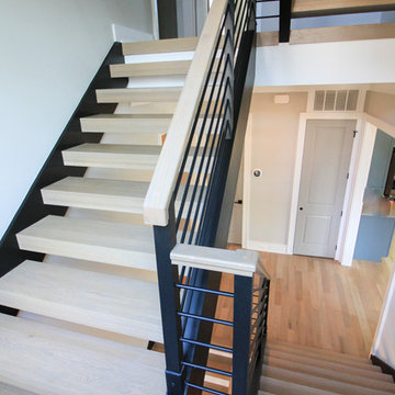 Project #52 | Minimalist Open Riser Stairway