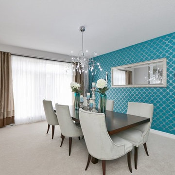 Heritage Grill Stenciled Dining Room