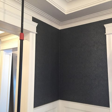 Dining Room Wallpapering