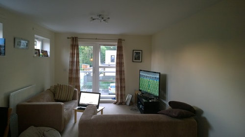Blue And Grey Walls With Beige Carpet I Like Greys And Blues Would Not Mind Them On The Walls Will Get A Sofa To Match Change Curtains Can Anyone Advise If Has Done