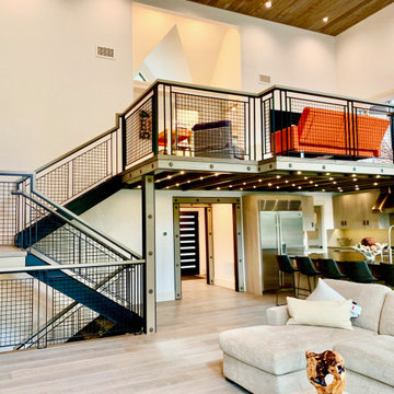 Modern Industrial Lodge, lake Arrowhead Lake Front
