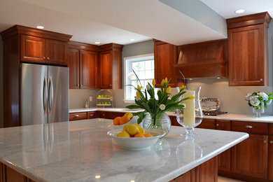 Elegant kitchen photo in Philadelphia