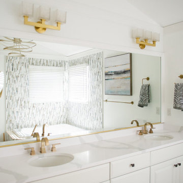 Marble Walls | Hot Tub Bathroom